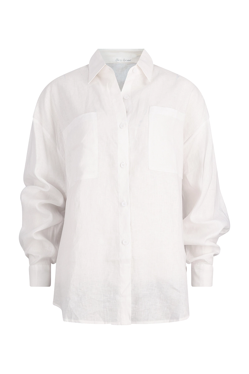חולצה אוברסייז לניין -EMERSON SHIRT – תמונה 11