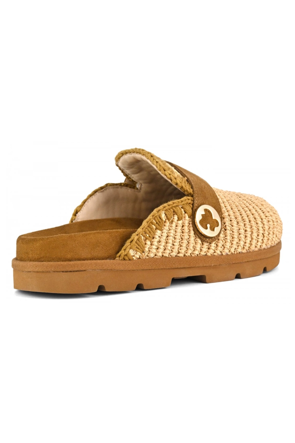 כפכף רפיה רטאן - LOW BIO SABOT METALLIC RAFFIA – תמונה 6