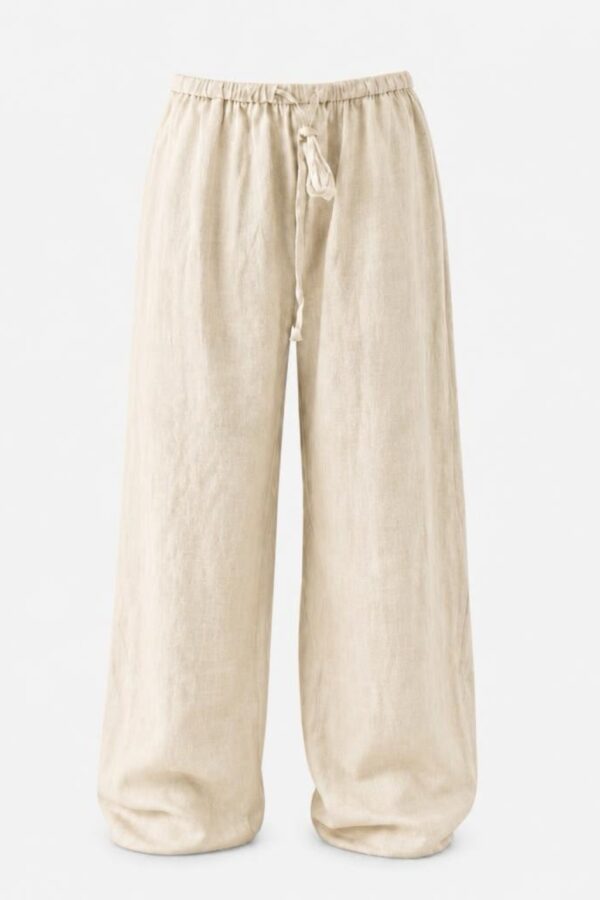 מכנסיים אוברסייז ליינן - EMERSON PANTS