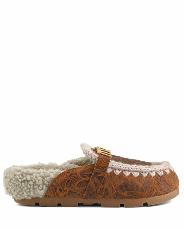 כפכף פלטפרומה - OU WINTER BIO SLIDE LTALIAN LEATHER COG – תמונה 6