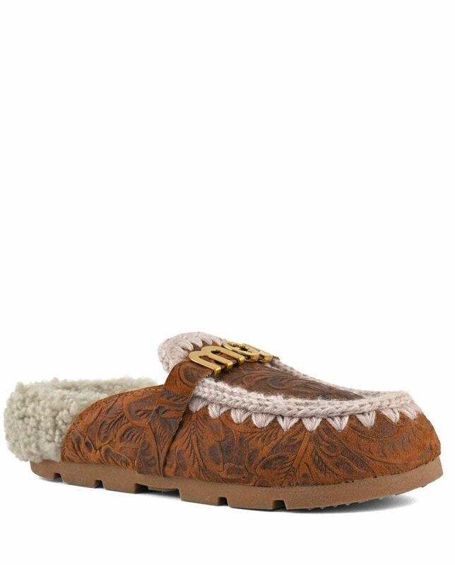 כפכף פלטפרומה - OU WINTER BIO SLIDE LTALIAN LEATHER COG – תמונה 2