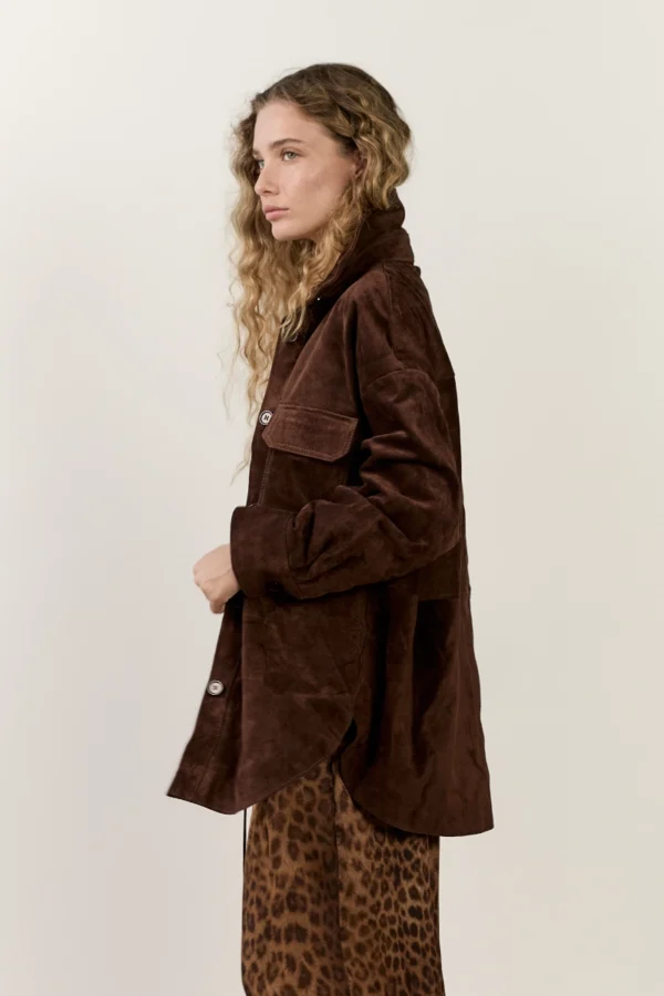 AGATHA SUEDE COAT