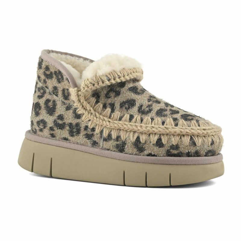 מגף פרינט מנומר - MOU ESKIMO BOUNCE SNEAKER LEOPARD – תמונה 2