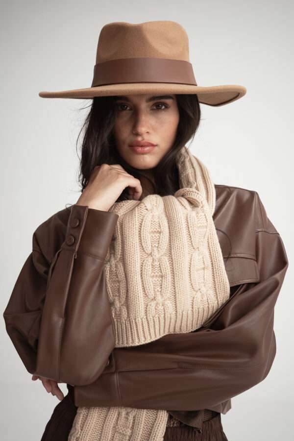 ASSIA CROP FAUX JACKET