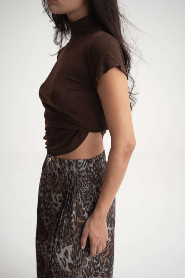 ROSE BASIC HIGH NECK  TOP