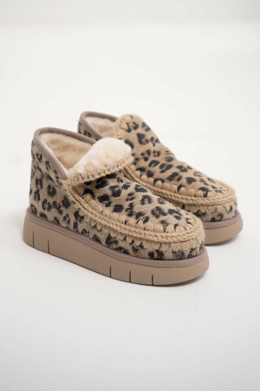מגף פרינט מנומר - MOU ESKIMO BOUNCE SNEAKER LEOPARD