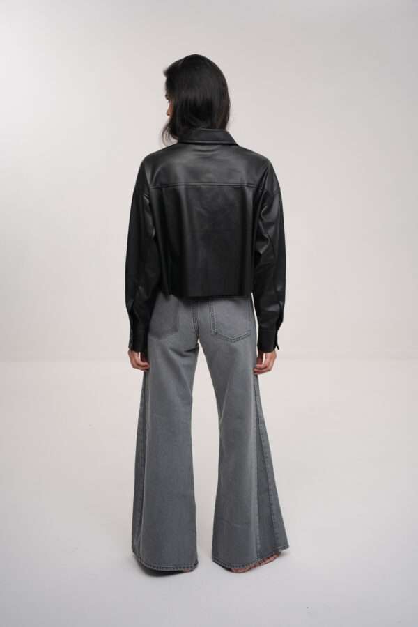 ASSIA CROP FAUX JACKET