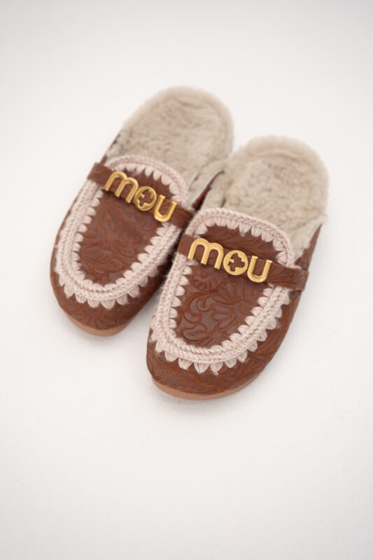 כפכף פלטפרומה - OU WINTER BIO SLIDE LTALIAN LEATHER COG