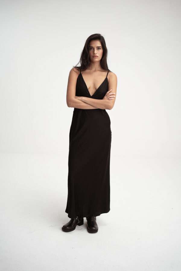 MARIA MAXI DERSS BLACK