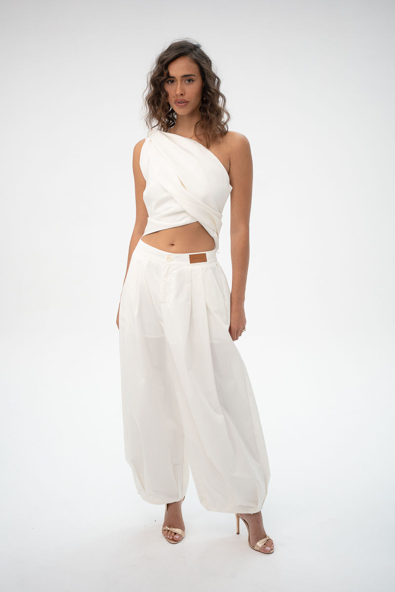 טופ-אסימטרי - GIMI Asymmetric Tie TOP – תמונה 2