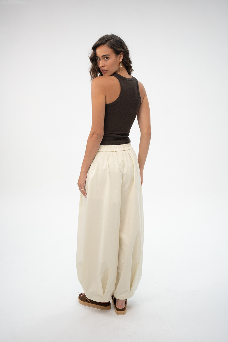 מכנסיים בלון - PINK OHigh - Waist Pleated Balloon Pants – תמונה 13