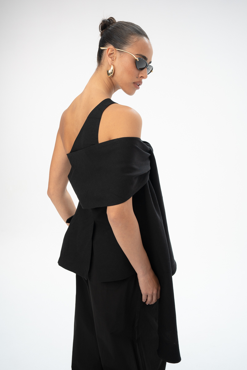 טופ-אסימטרי - GIMI Asymmetric Tie TOP – תמונה 12