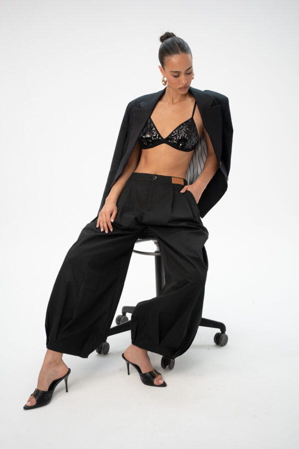 טופ פייטים -Glom Sequin Bralette