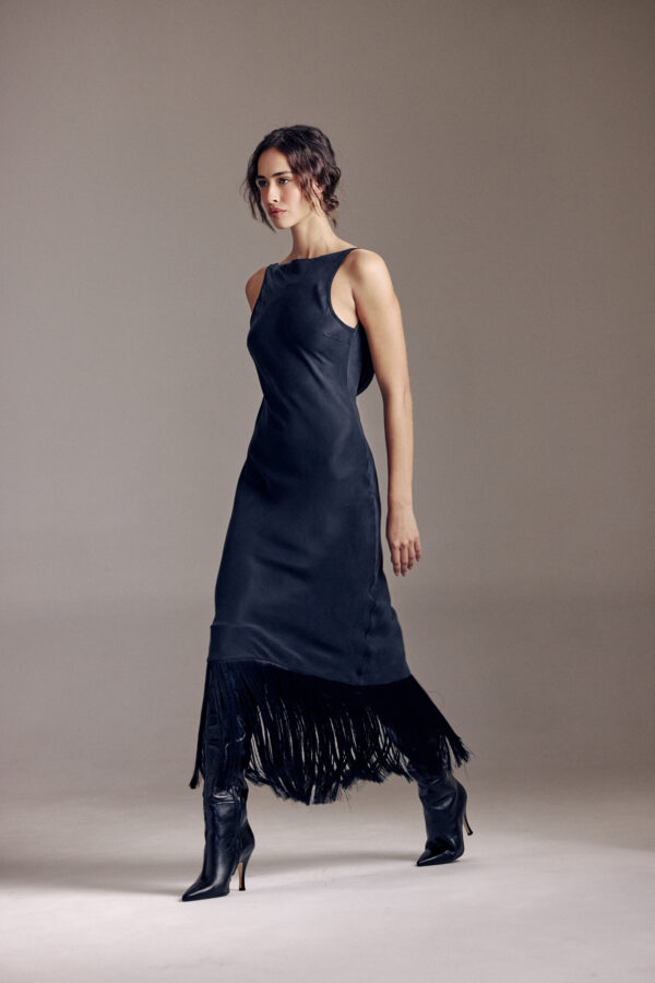 שמלת פרנזים ריביירה - Riviera Fringe Dress