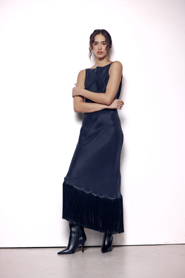שמלת פרנזים ריביירה - Riviera Fringe Dress