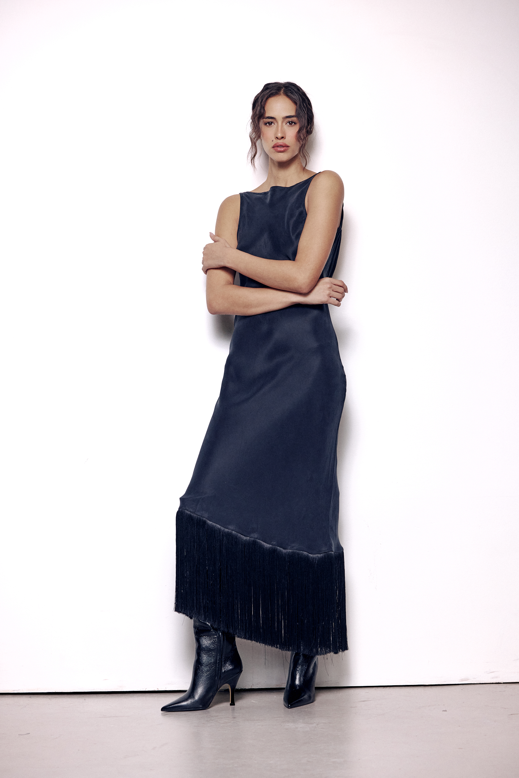 שמלת פרנזים ריביירה - Riviera Fringe Dress – תמונה 4