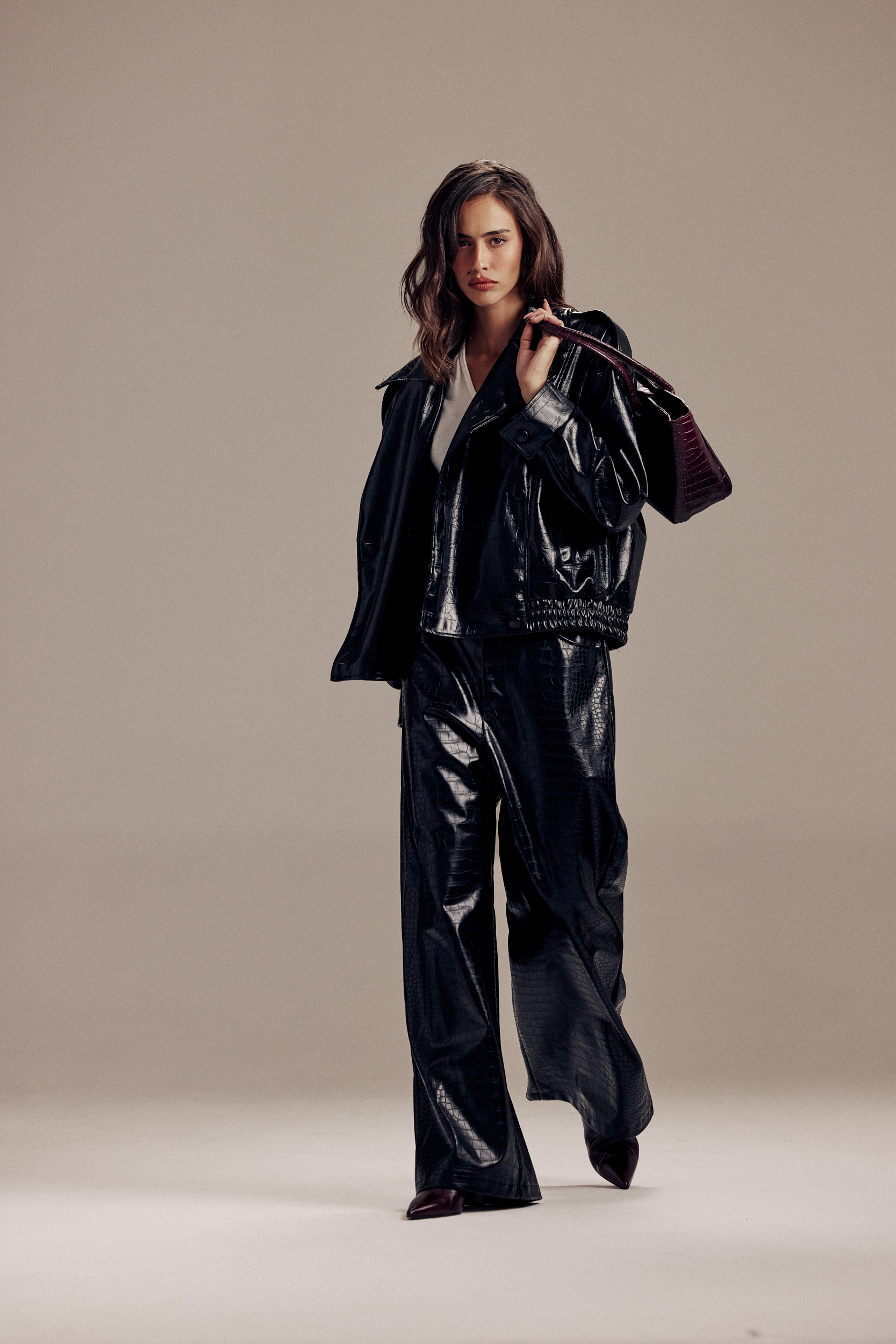 ג'קט אוברסייז קרוקו - Jacque Jacket – תמונה 5