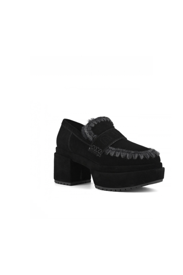 נעל  מוקסינים פלטפורמה MOU PLATFORM LOAFER