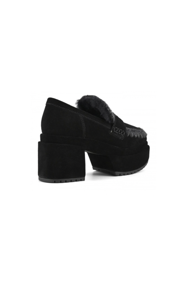 נעל  מוקסינים פלטפורמה MOU PLATFORM LOAFER