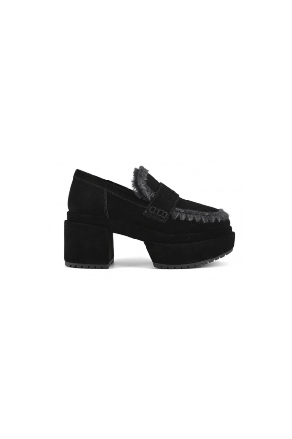 נעל  מוקסינים פלטפורמה MOU PLATFORM LOAFER
