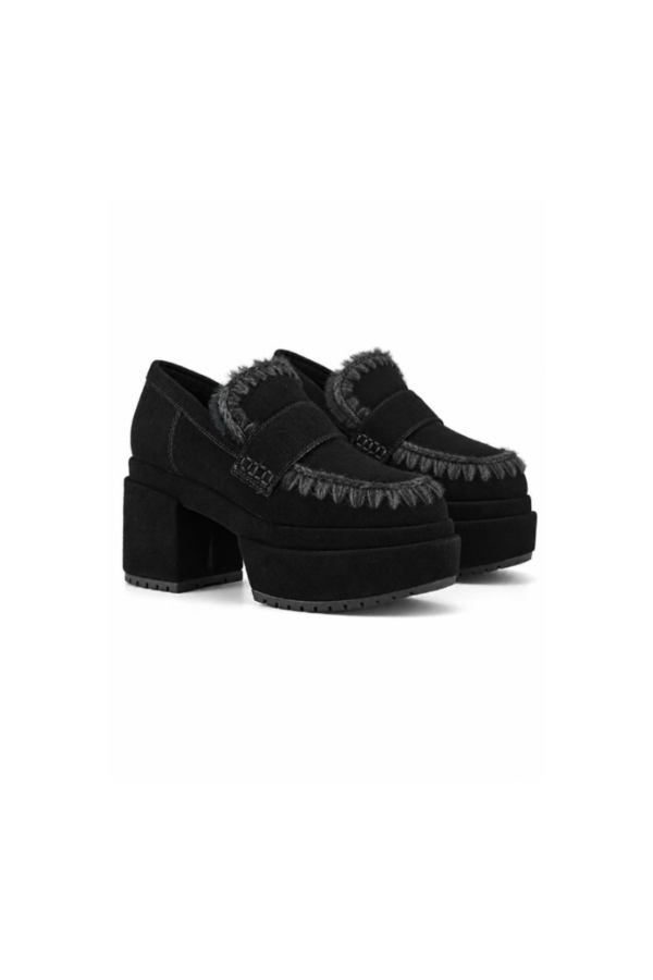 נעל  מוקסינים פלטפורמה MOU PLATFORM LOAFER
